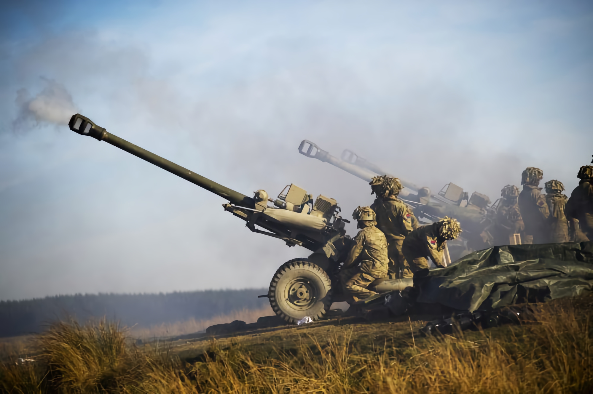L119 już dotarł na Ukrainę - wojsko pokazało haubice w akcji