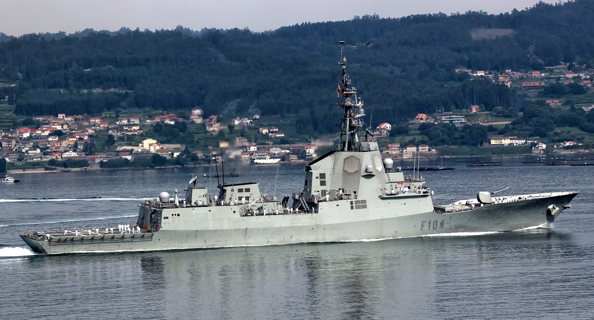 Hiszpania wyśle fregatę Méndez Núñez z pociskami Harpoon, RIM-162 ESSM i SM-2MR Block IIIA na Morze Śródziemne, aby monitorować rosyjską flotę