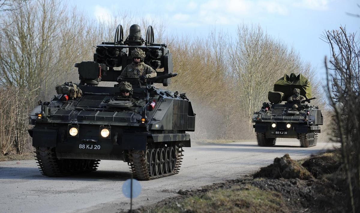 Ukraińskie wojsko po raz pierwszy pokazało brytyjski system obrony powietrznej Stormer HVM z pociskami Starstreak na froncie
