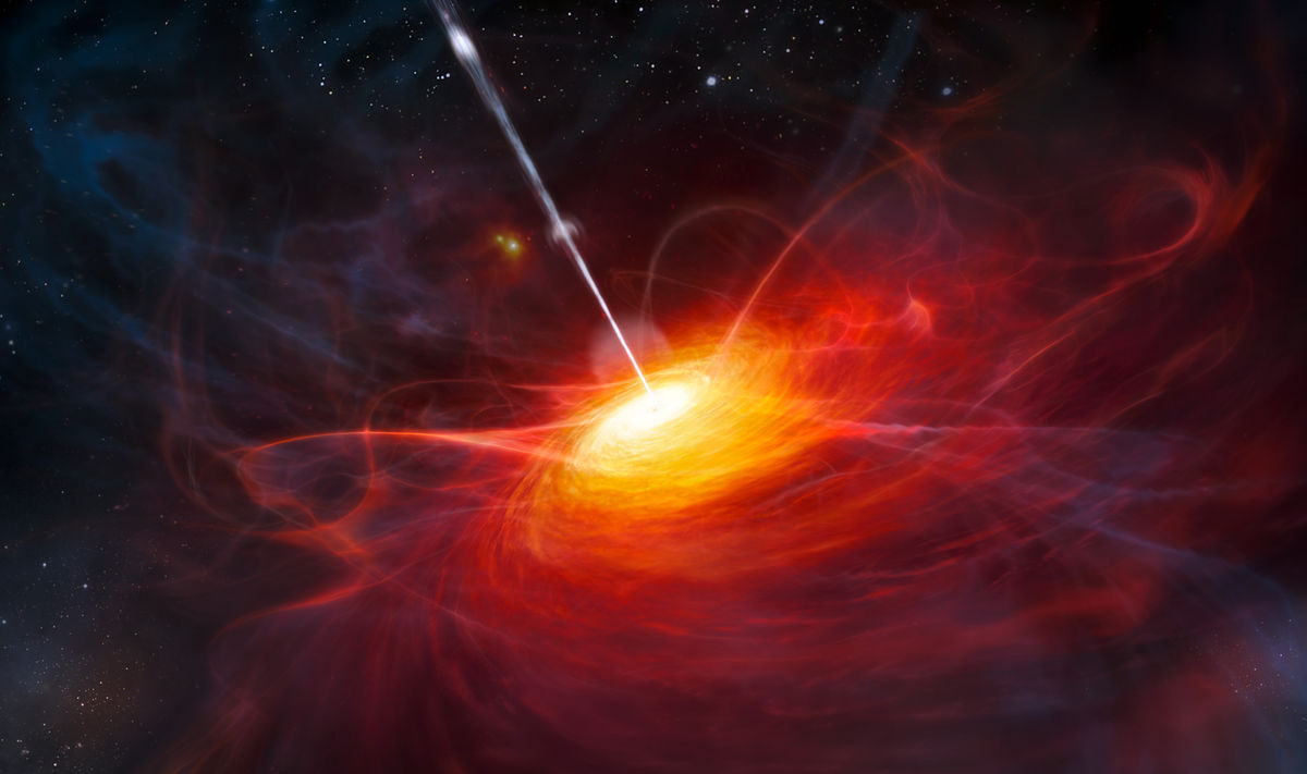 W Drodze Mlecznej może powstać kwazar, który zatrzyma formowanie się gwiazd i zniszczy całe życie w galaktyce