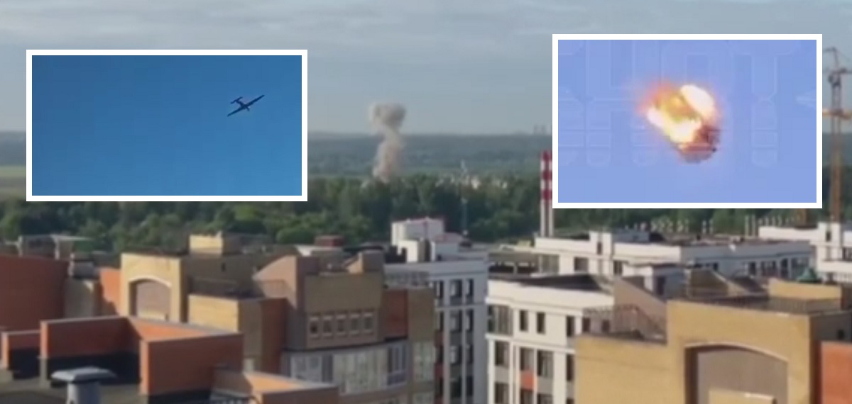 Tajemnicze drony zaatakowały elitarne dzielnice Moskwy 30 maja