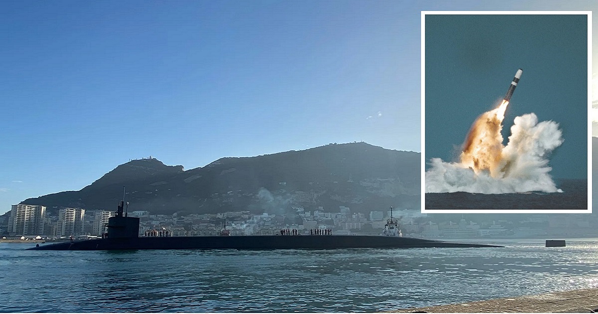 Okręt podwodny o napędzie atomowym USS Rhode Island wszedł na Morze Śródziemne - może przenosić 24 międzykontynentalne pociski jądrowe Trident II o zasięgu 18 tys. km