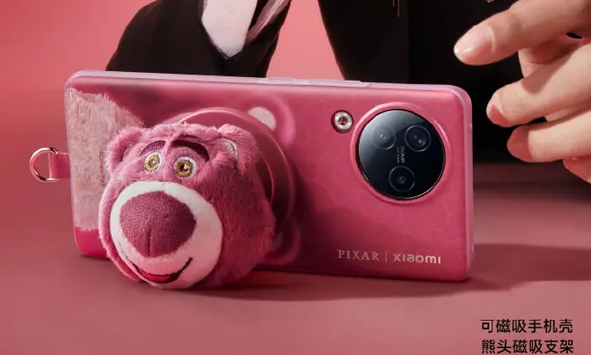 Xiaomi zaprezentowało smartfon Civi 3 Disney Strawberry Bear z rozszerzonym pakietem.