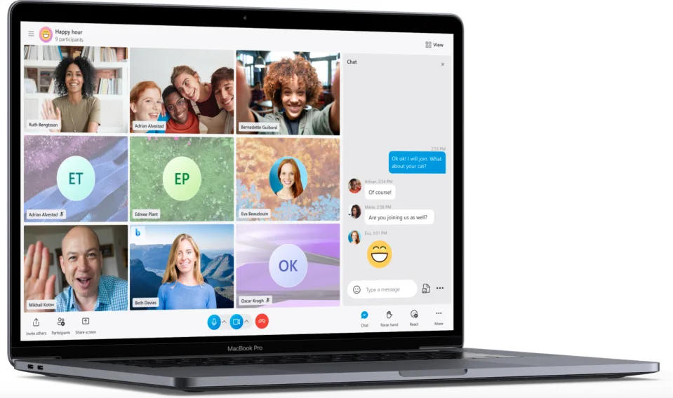 Microsoft usuwa reklamy ze Skype'a i wprowadza nowe funkcje AI i OneAuth