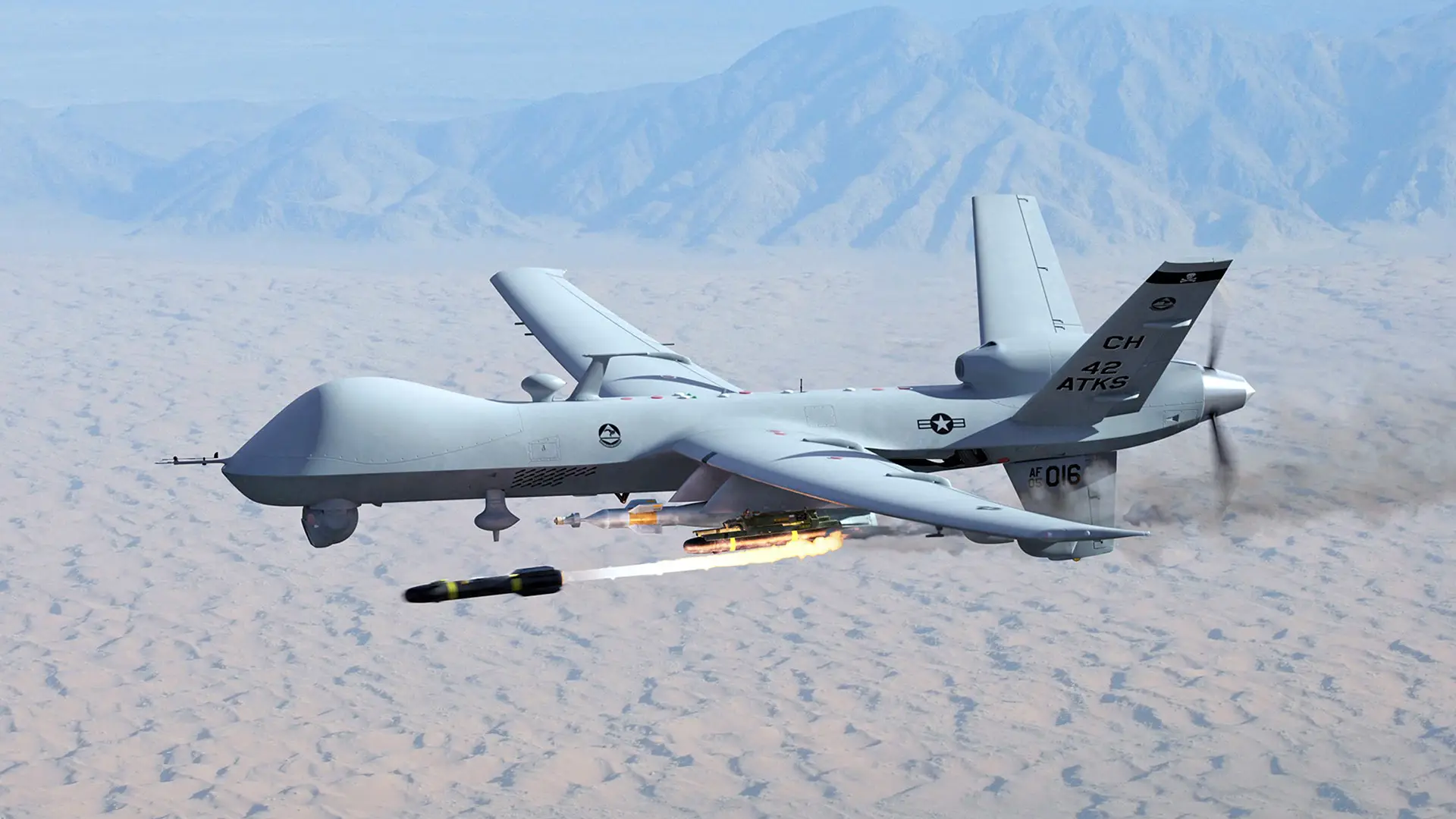 Gwardia Narodowa USA testuje drona MQ-9 Reaper ze zmodyfikowanym pociskiem AGM-114 Hellfire R-4 o wydłużonym zasięgu