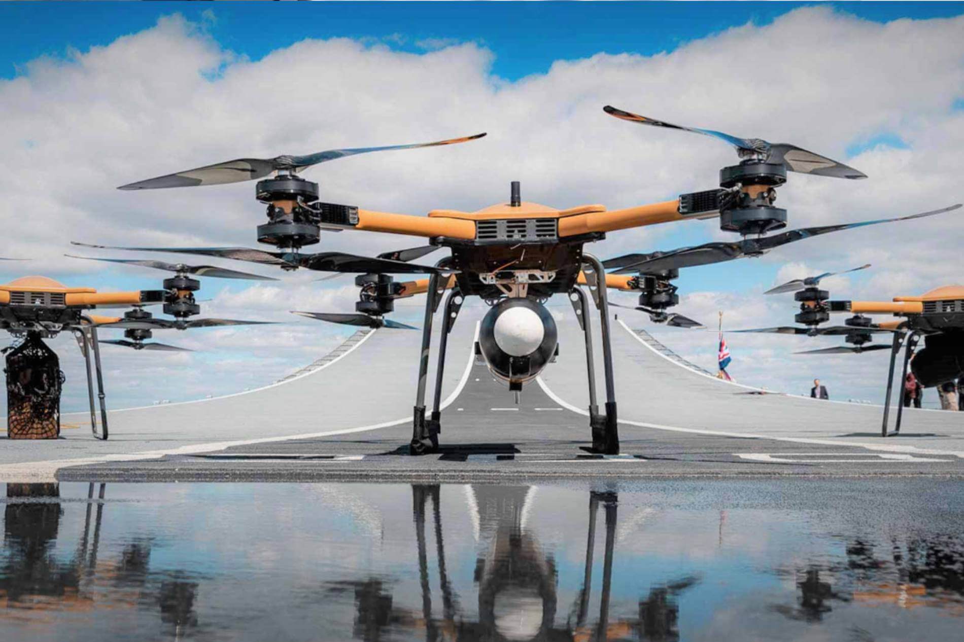 Wielka Brytania inwestuje 12 000 000 funtów w budowę dróg oddechowych dronów w ramach projektu Skynet