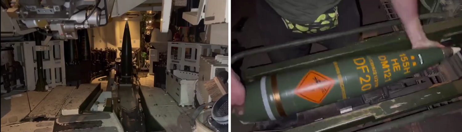 Niemiecka jakość: Siły Zbrojne Ukrainy pokazały, jak amunicja jest ładowana do haubicy Panzerhaubitze 2000