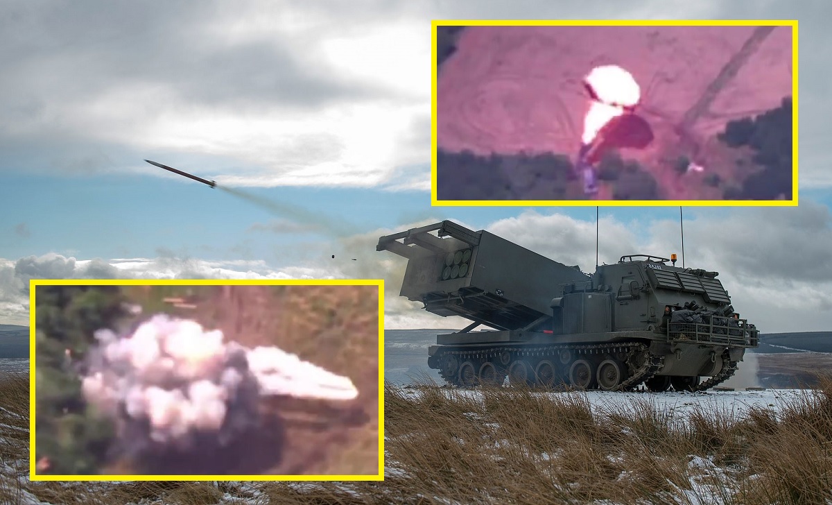 HIMARS/MLRS zniszczył rosyjskie wyrzutnie rakietowe Uragan i Grad za pomocą precyzyjnych pocisków GRMLS.