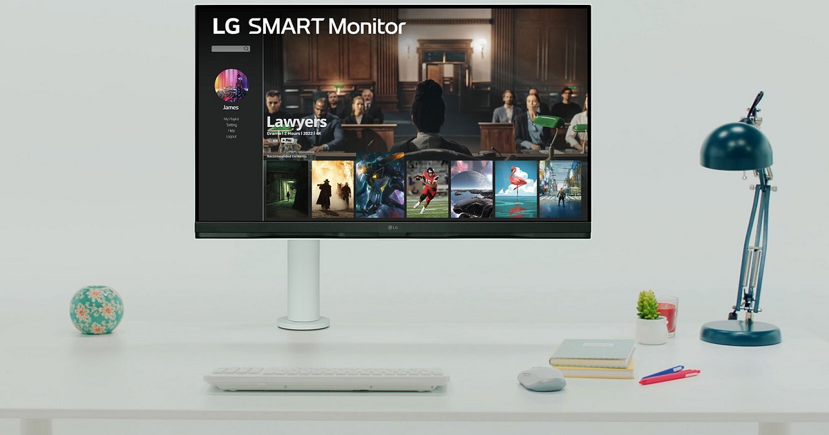 LG wprowadza na rynek Smart Monitor 32SQ780S - 32-calowy monitor 4K z odświeżaniem 65 Hz, głośnikami stereo, systemem webOS i eARC za 500 dolarów