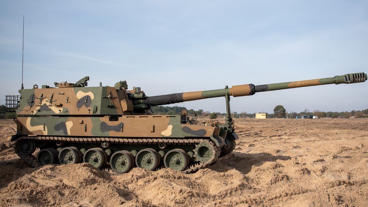 Korea modernizuje samobieżne haubice K9A1 Thunder 155 mm