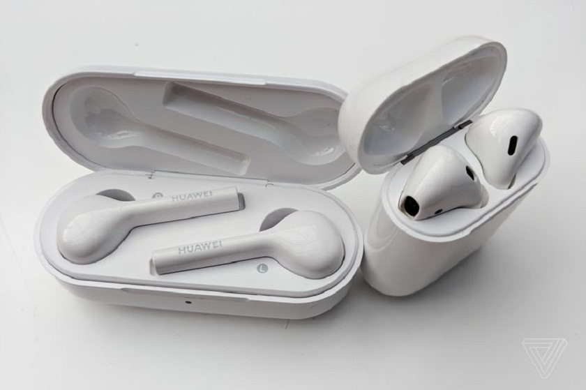 Huawei wprowadziło bezprzewodowe słuchawki FreeBuds: podobnie jak Apple AirPods, ale jest dwa razy bardziej autonomiczne i tańsze