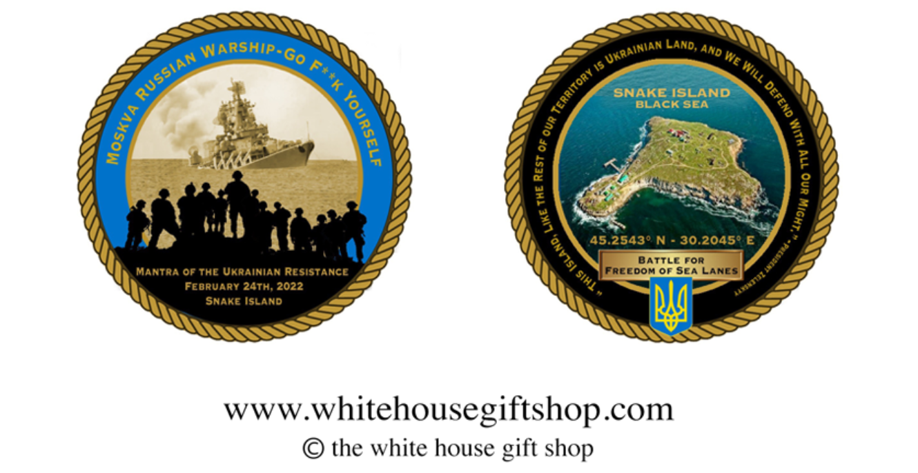 Biały Dom wydał monetę kolekcjonerską na cześć obrońców Wyspy Węża - dostawa na Ukrainę i kraje NATO jest bezpłatna
