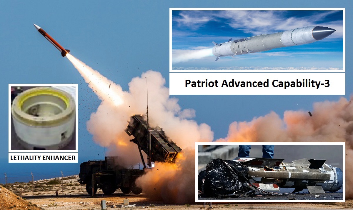 Pocisk przechwytujący Patriot PAC-3 jest wyposażony we wzmacniacz śmiertelności z głowicą bojową i dziesiątkami tytanowych lub stalowych odłamków