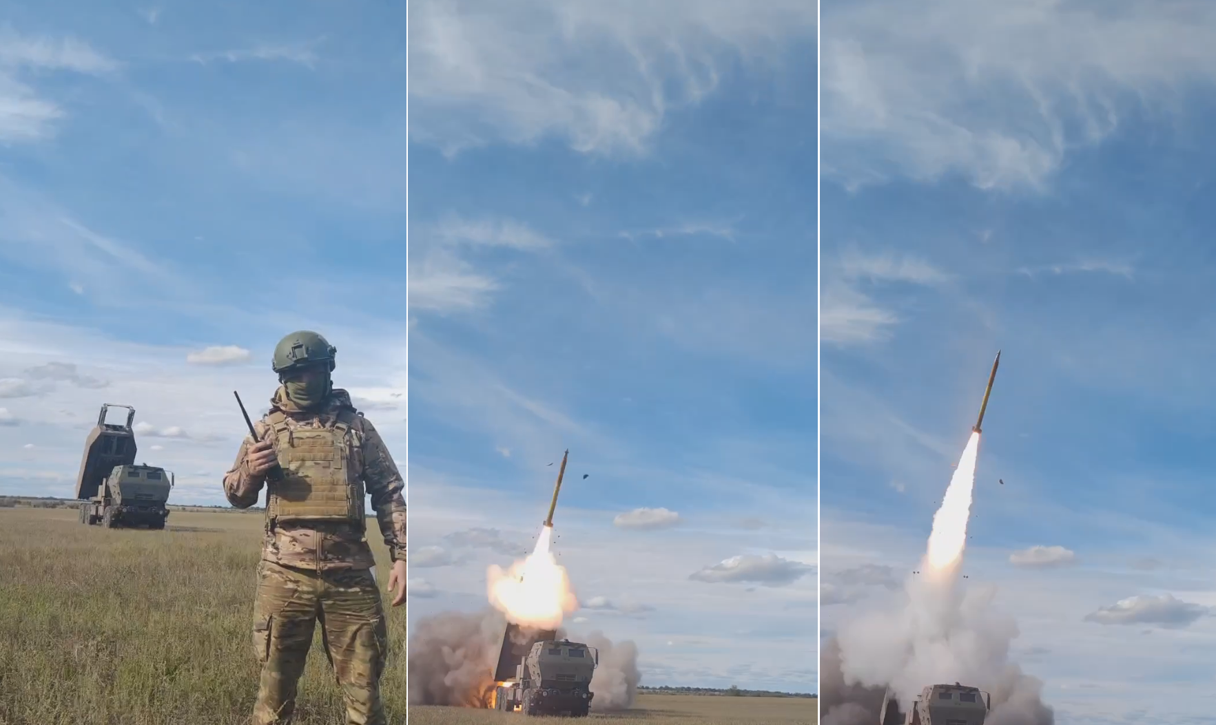 AFU pokazuje spektakularny film z wystrzelenia pocisku M31A1 GMLRS z wyrzutni rakietowej HIMARS