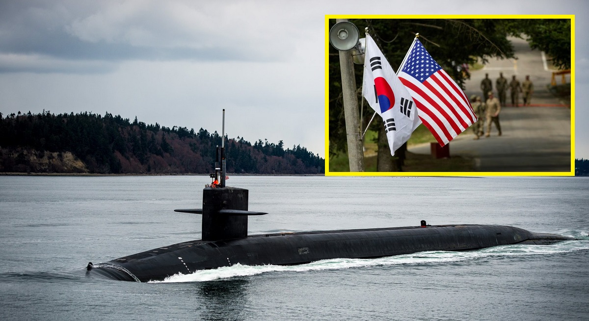 USS Kentucky (SSBN-737) to pierwszy od 42 lat amerykański okręt podwodny o napędzie atomowym, który może przenosić pociski nuklearne Trident II (D5), który przybył do Republiki Korei.