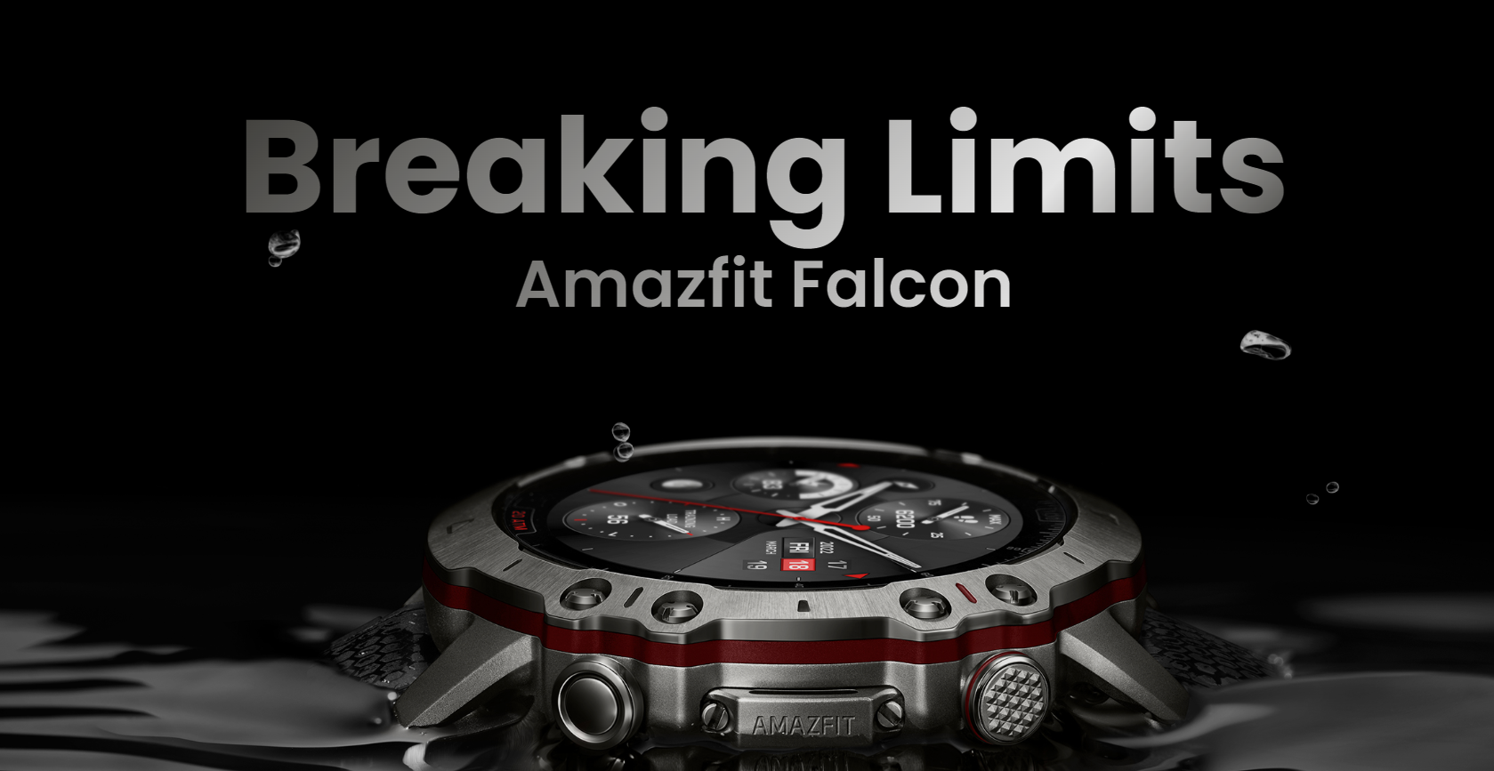 Amazfit Falcon smartwatch z ochroną 20 ATM, 159 trybami sportowymi, GPS i SpO2 odsłonięty za 500 dolarów