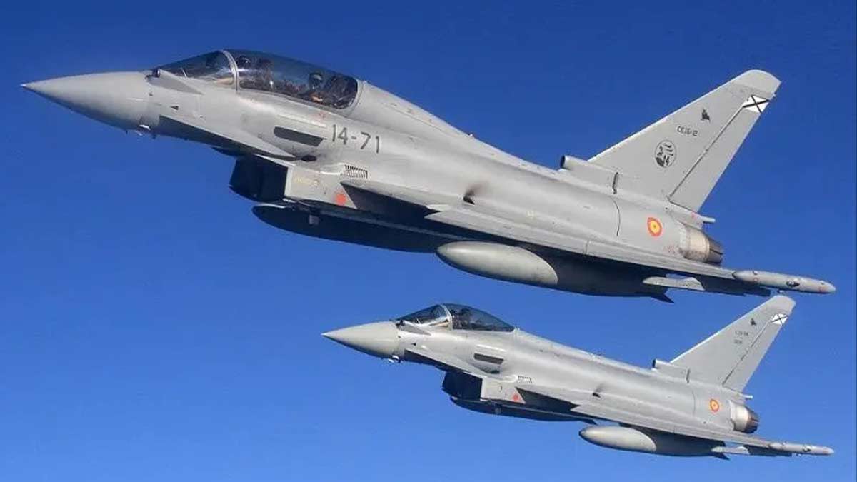 Hiszpania po raz pierwszy użyje samolotu Airbus A400M poza granicami kraju w ramach misji NATO i wysłała osiem myśliwców Eurofighter Typhoon czwartej generacji do Estonii.