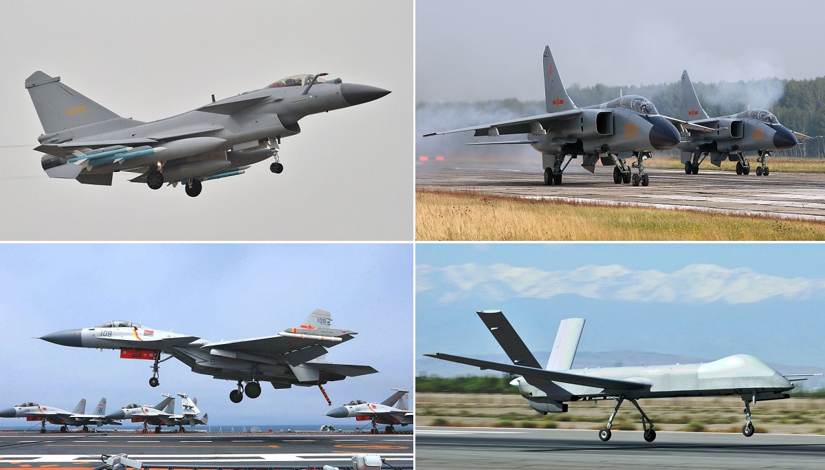 14 myśliwców Su-30, J-10 i JH-7, bombowce nuklearne H-6J, drony - TB-001, BZK-005 i CH-4 - chińskie samoloty bojowe ponownie okrążyły Tajwan.