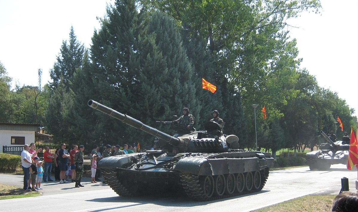 Macedonia Północna wysłała na Ukrainę czołgi T-72, które Rosja przekazała Ukrainie