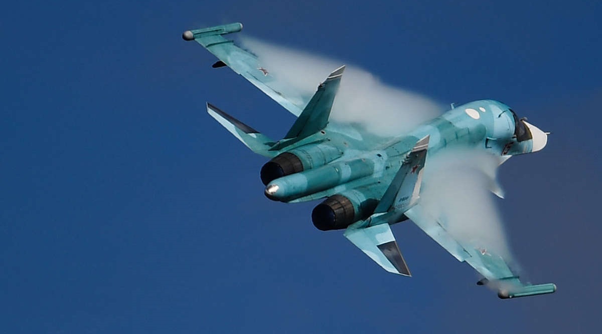Ukraińskie Siły Powietrzne niszczą trzy rosyjskie myśliwce Su-34 generacji 4++