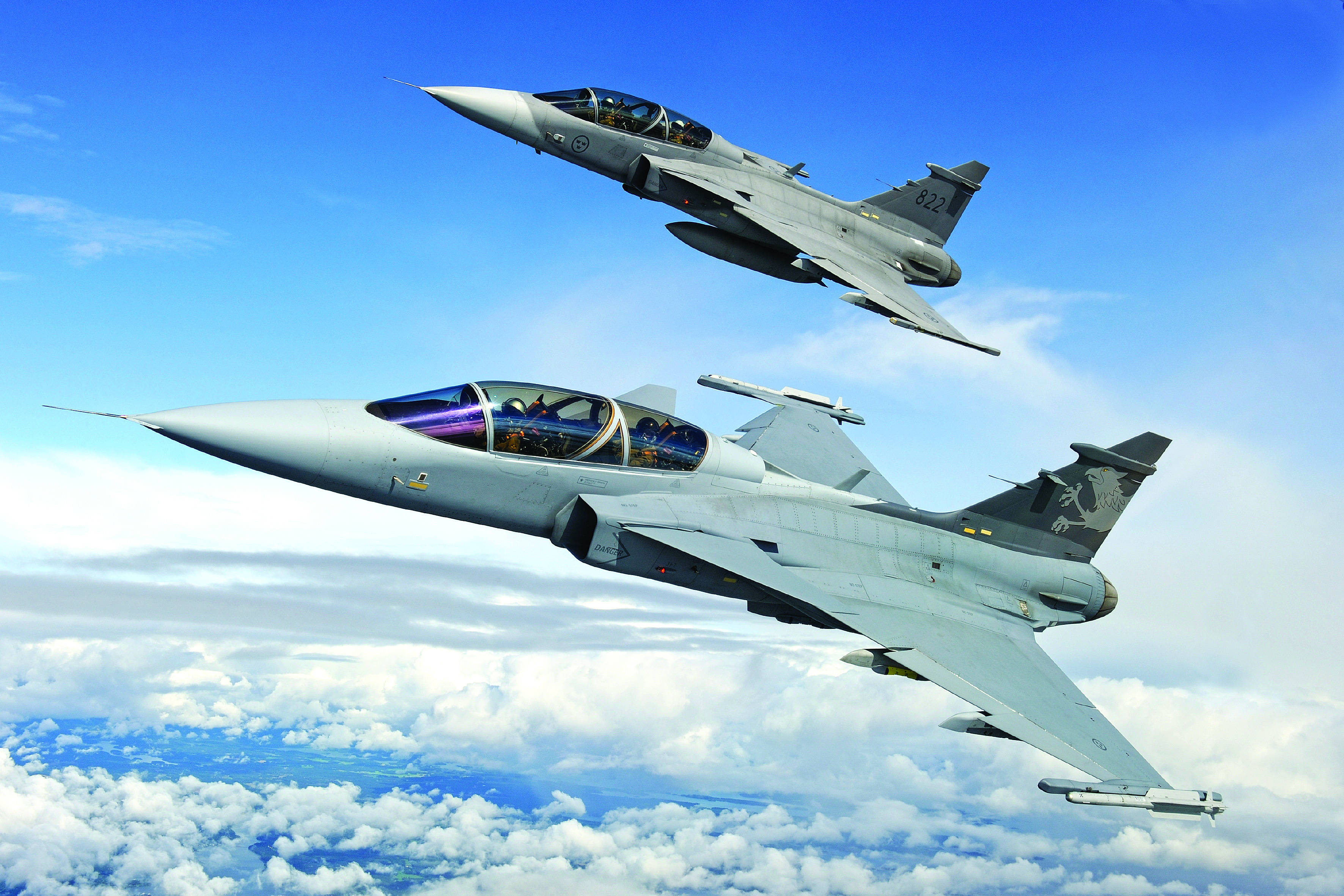 Saab wysyła dwa nowe samoloty F-39E Gripen do Brazylii w ramach kontraktu o wartości 5,4 mld USD
