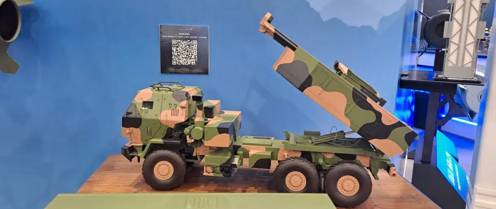 Lockheed Martin przynosi makietę HIMARS do pokazu broni w Australii, ponieważ wszystkie odrzutowce wysłane na Ukrainę