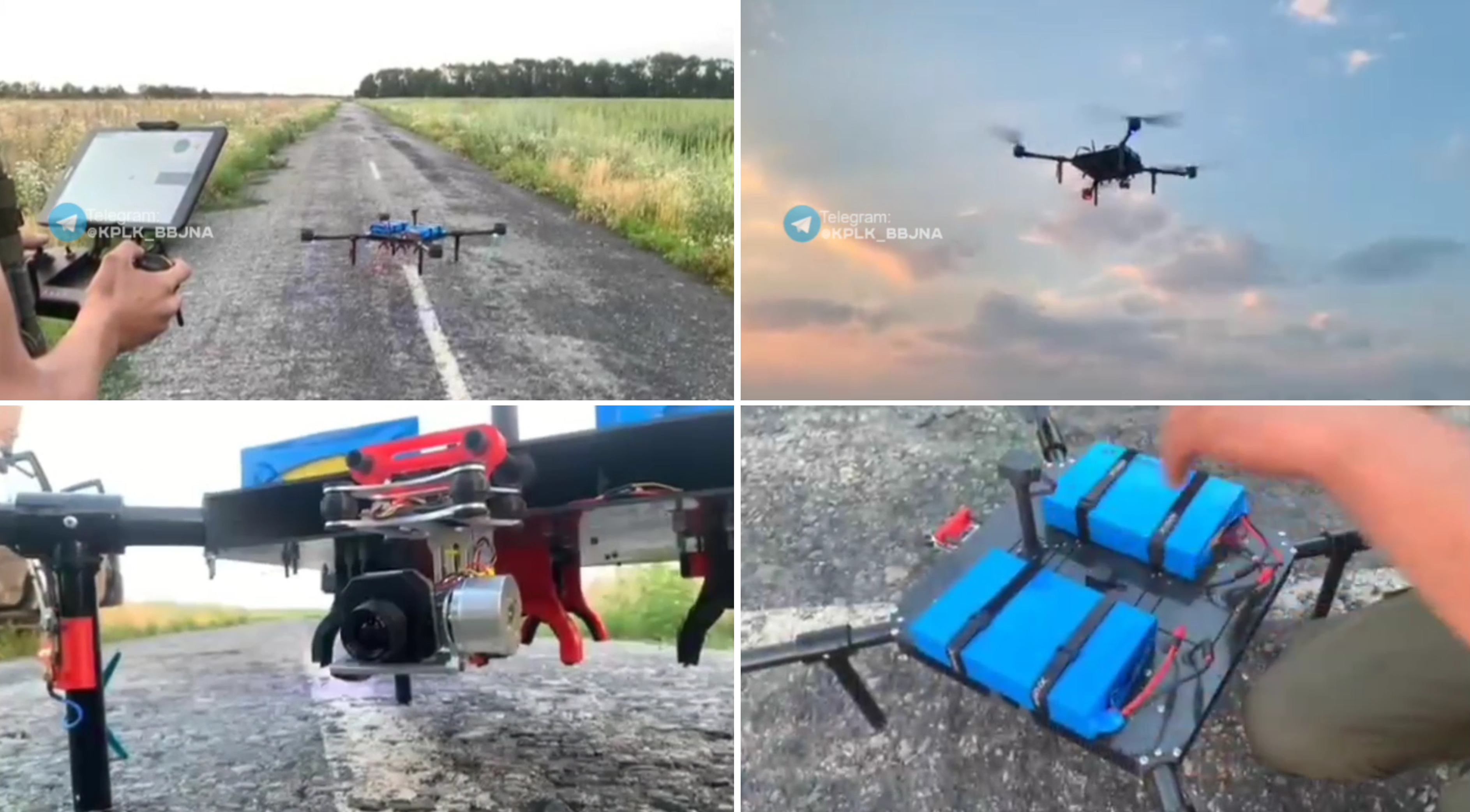 Ukraińscy entuzjaści zbudowali dużego drona, który może przenosić trzy miny 82 mm (wideo)
