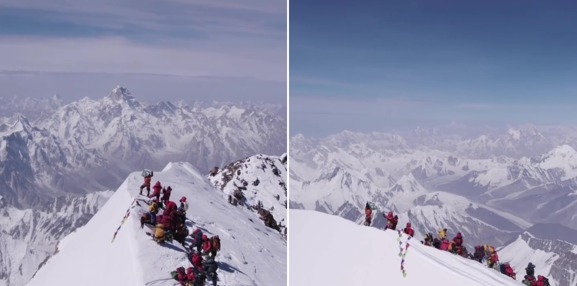 DJI Air 2S o wartości 999 USD rejestruje wyjątkowy materiał filmowy w Himalajach ze szczytu 8611 mln K2