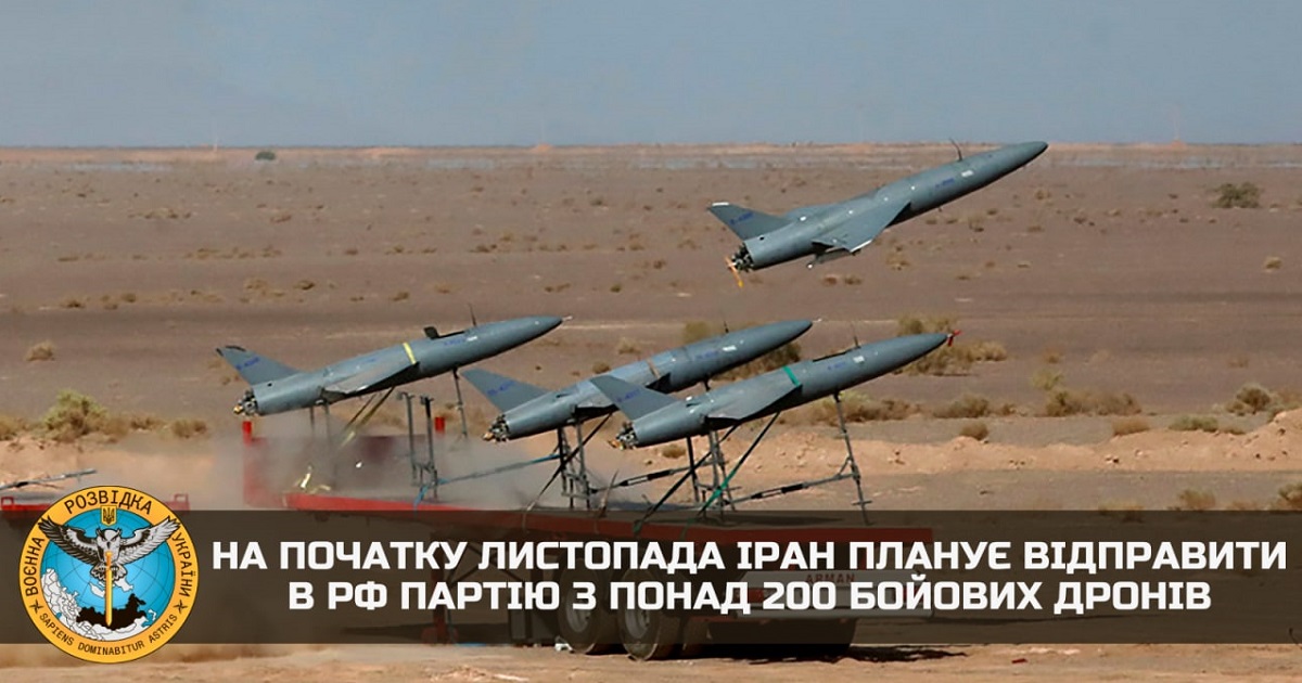 Iran planuje wysłać do Rosji ponad 200 dronów bojowych Arash-2, Mohajer-6 i Shahed-136