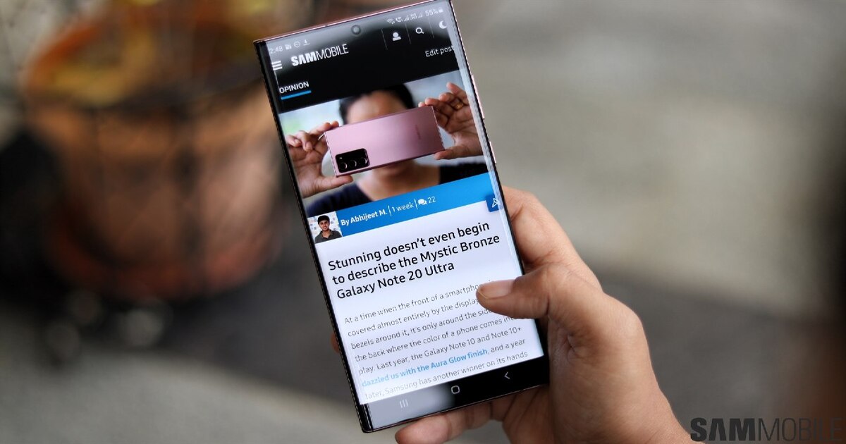 Samsung Galaxy Note 20 otrzyma aktualizację zabezpieczeń w marcu 2024 roku