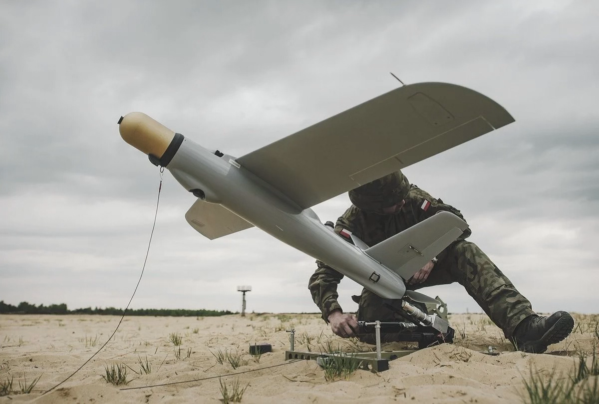 Polska zbiera 830 000 dolarów na zakup dronów kamikaze Warmate dla Ukrainy