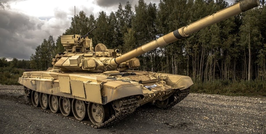 Siły zbrojne Ukrainy po raz pierwszy przechwyciły rosyjski czołg eksportowy T-90C - wzbogacony o dynamiczną ochronę i nowy system kierowania ogniem