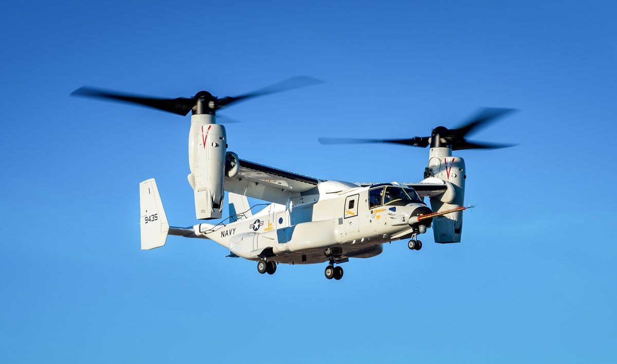 Bell i Boeing otrzymały 482,3 mln USD na produkcję i dostawę samolotów konwertorowych CMV-22B Osprey dla US Navy