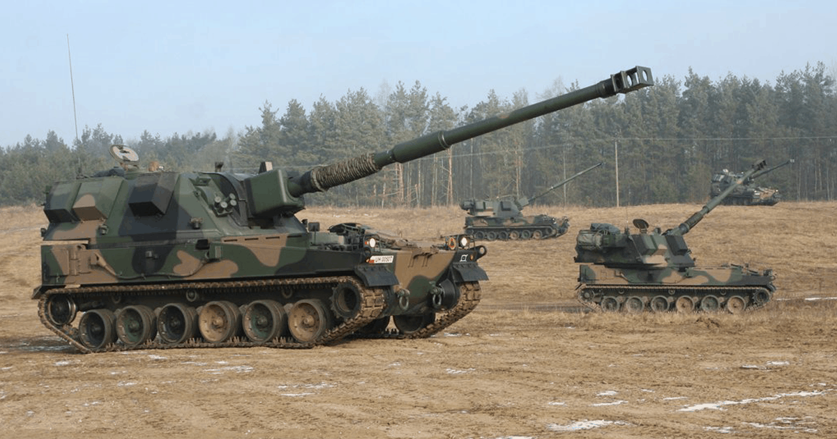 APU po raz pierwszy pokazał użycie polskich 155-mm dział samobieżnych KRAB na Ukrainie