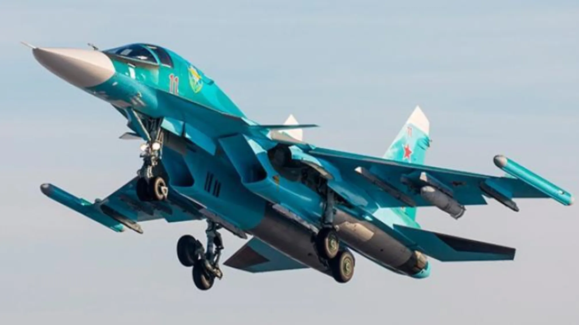 Rosjanie zestrzelili na niebie nad Ukrainą własny naddźwiękowy myśliwiec Su-34 o wartości 36 milionów dolarów
