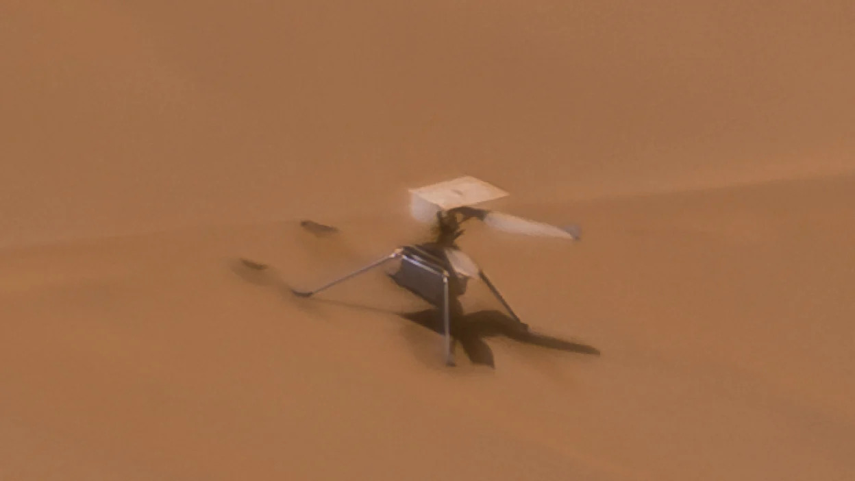 NASA pokazuje, co stało się z rozbitym helikopterem na Marsie