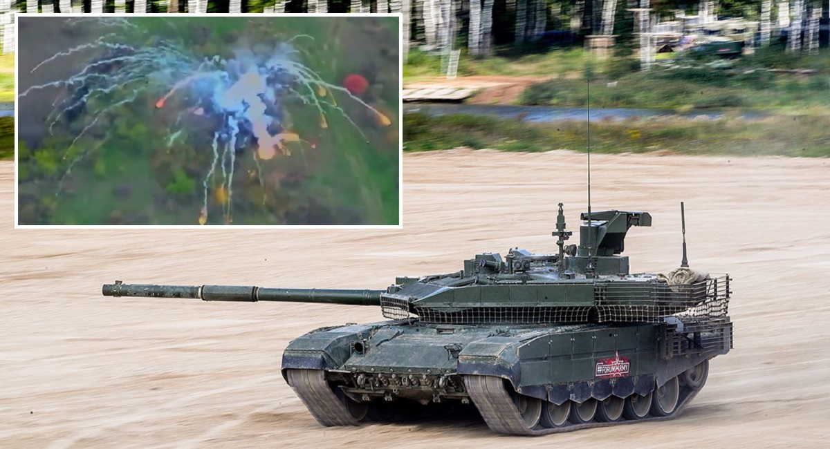 M982 Excalibur vs T-90M "Breakthrough": AFU trafia rosyjski supernowoczesny czołg precyzyjnym pociskiem 