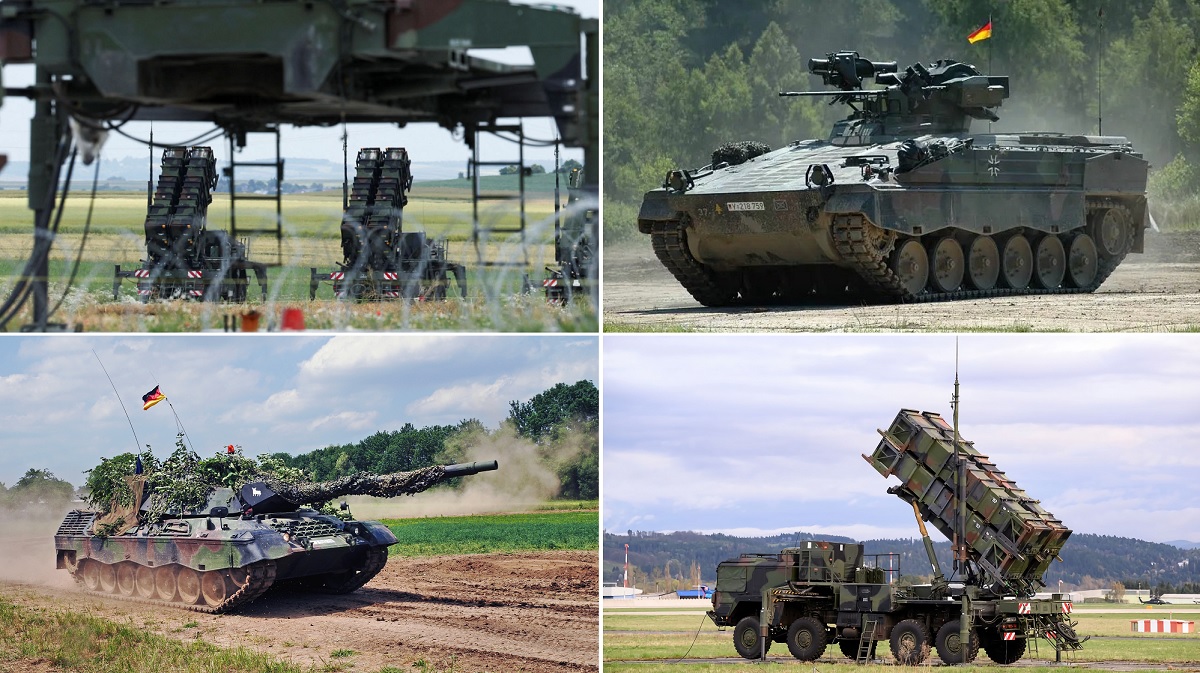 Systemy rakiet ziemia-powietrze Patriot, czołgi Leopard 1, wozy bojowe Marder i drony - Niemcy przygotowują 600-700 mln euro pomocy wojskowej dla Ukrainy