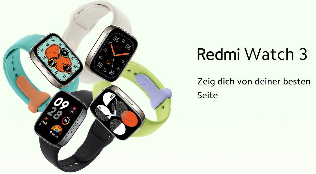 Xiaomi wprowadza na rynek europejski smartwatch Redmi Watch 3 z GPS w cenie 120 euro