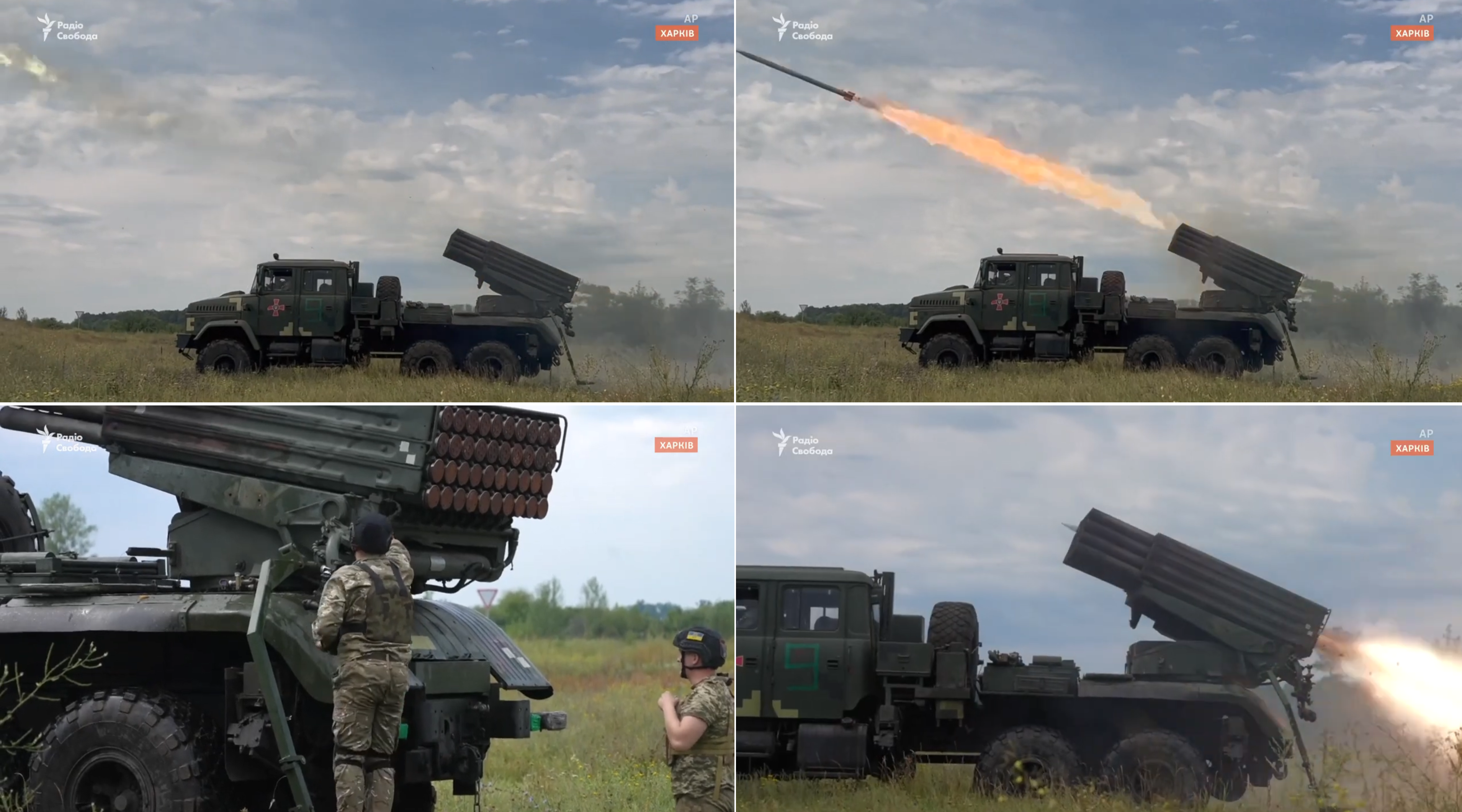 Siły Zbrojne Ukrainy pokazały fajerwerki nowego ukraińskiego MLRS "Verba"