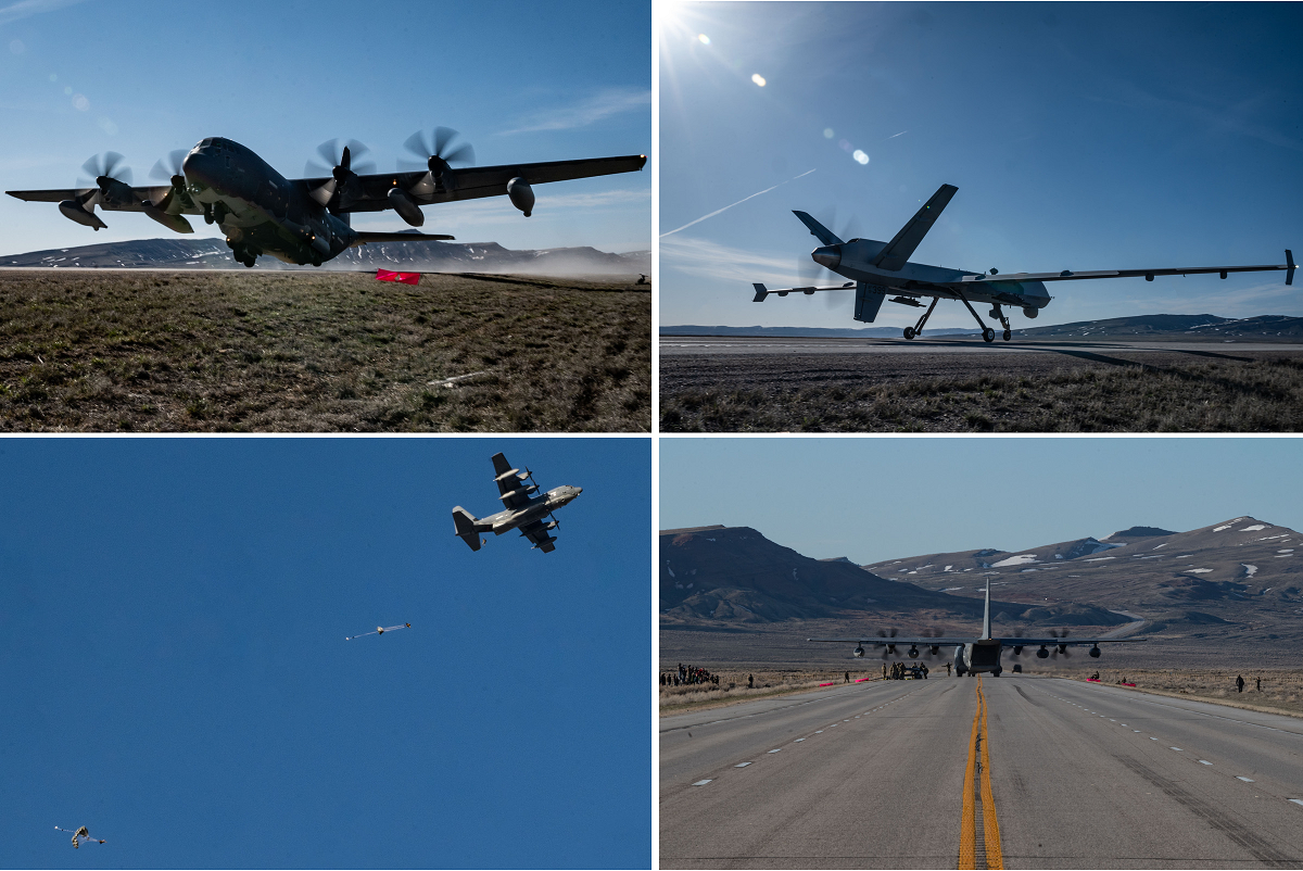 MQ-9 Reaper po raz pierwszy w historii wystartował i wylądował na konwencjonalnej autostradzie - w ćwiczeniu wzięły udział A-10C Thunderbolt II, MH-6M Little Bird i MC-130J Commando II