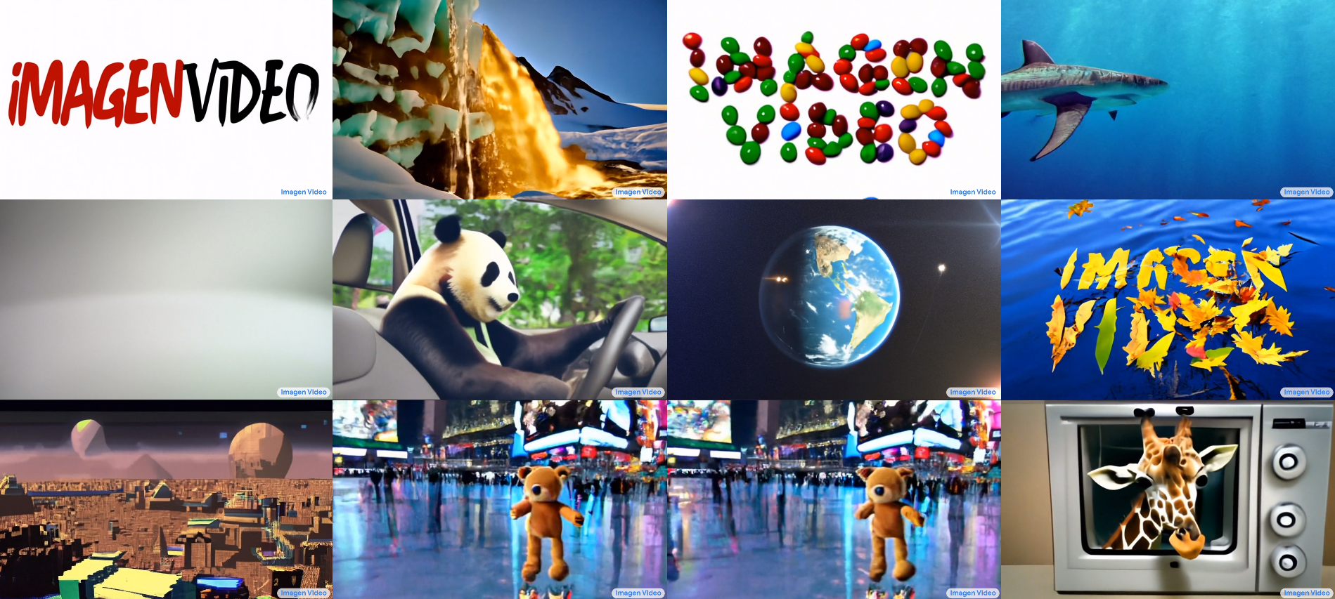 Google stworzyło sieć neuronową Imagen Video, która tworzy filmy z opisów tekstowych