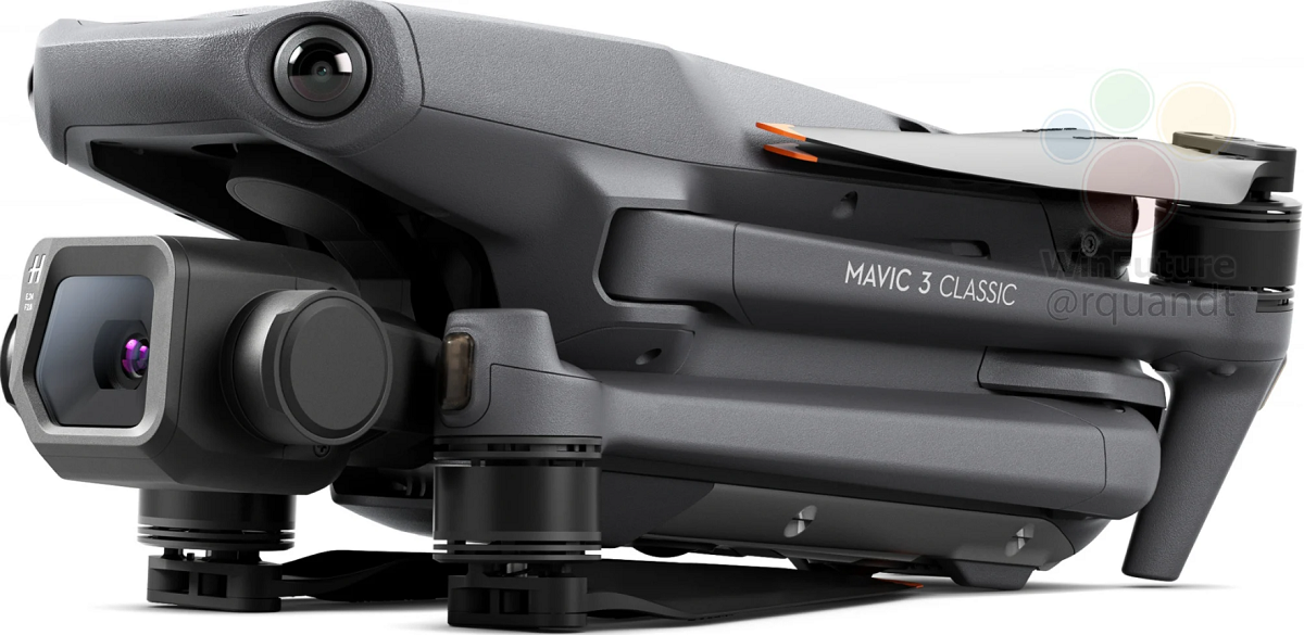 Kamera 20MP z funkcją 5.1K@60FPS i FHD@200FPS, 3x zoom bez utraty jakości, czas lotu do 46 minut i zasięg 8km - DJI Mavic 3 Classic cechy.