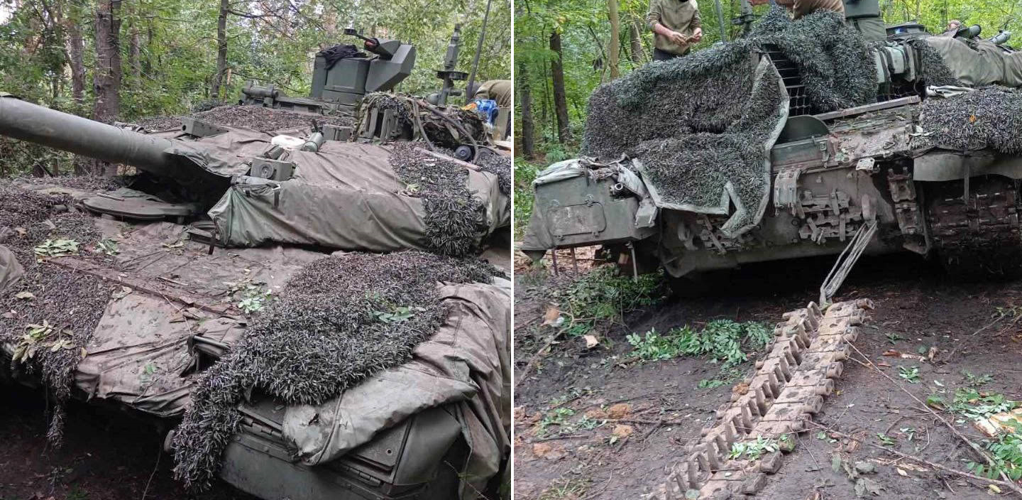 Siły zbrojne Ukrainy przejmują pierwszy supernowoczesny rosyjski czołg T-90M Proryw