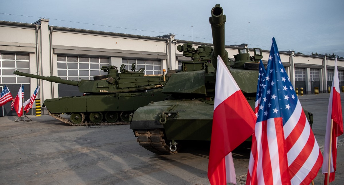 USA wysyłają pierwszą partię czołgów M1A1 Abrams do Polski w ramach kontraktu o wartości 1,4 mld USD