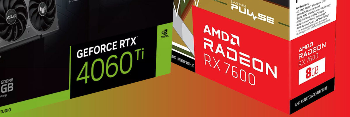 GeForce RTX 4060 Ti z 8 GB pamięci jest o 3-40% wydajniejszy niż Radeon RX 7600