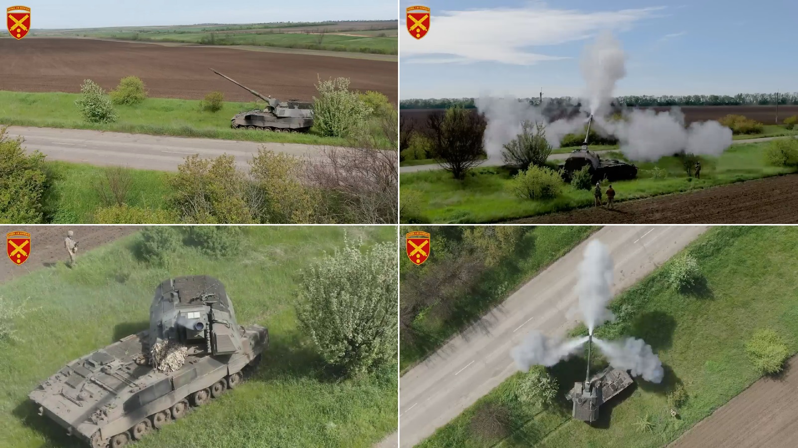 Ukraińskie Siły Zbrojne pokazują rzadkie wideo niemieckich haubic Panzerhaubitze 2000 w akcji
