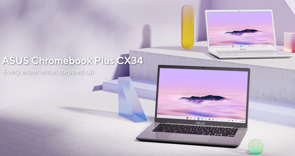 ASUS Chromebook Plus CX34 - Intel Core i7, ekran Full HD i ochrona MIL-STD-810H, cena od 400 USD