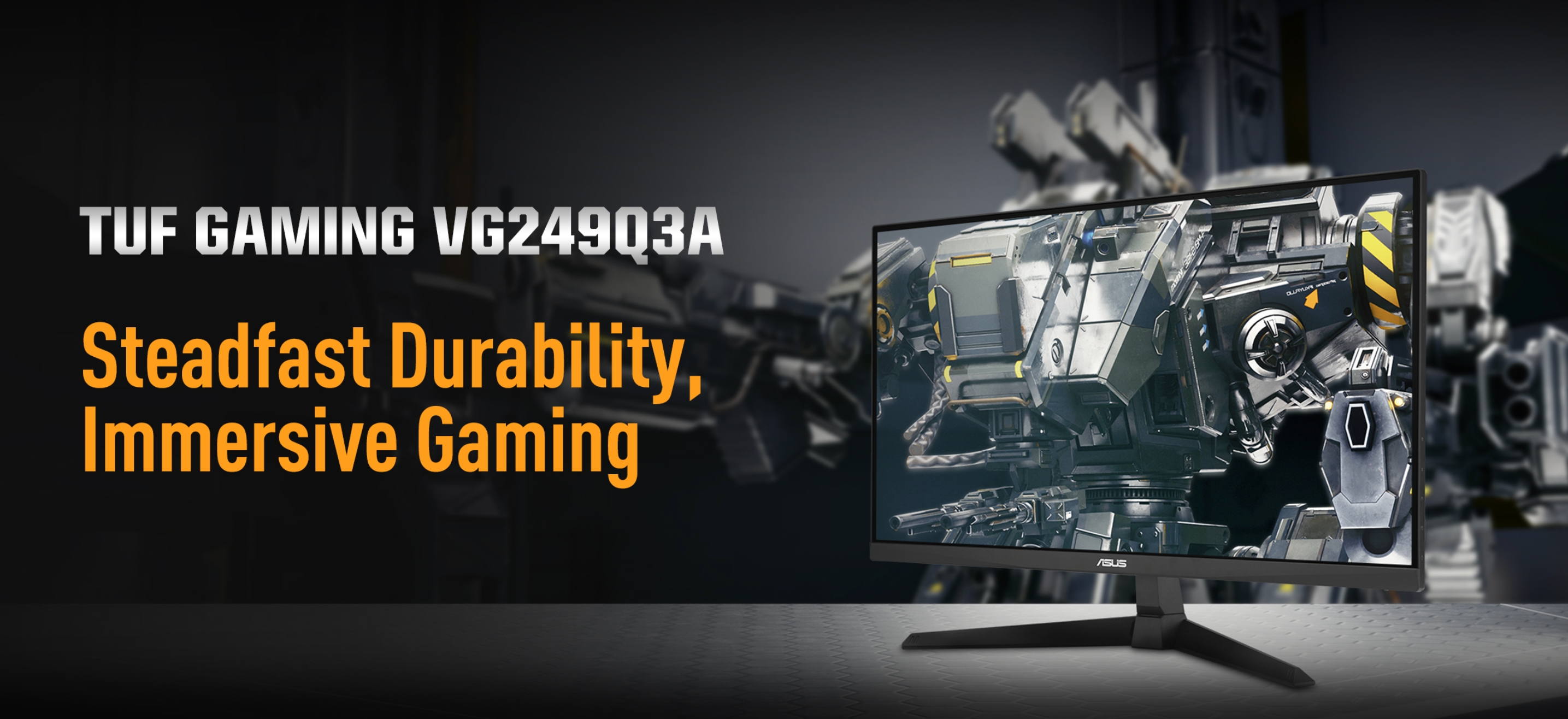 ASUS TUF Gaming VG249Q3A: monitor do gier z ekranem 23,8" i częstotliwością odświeżania 180 Hz