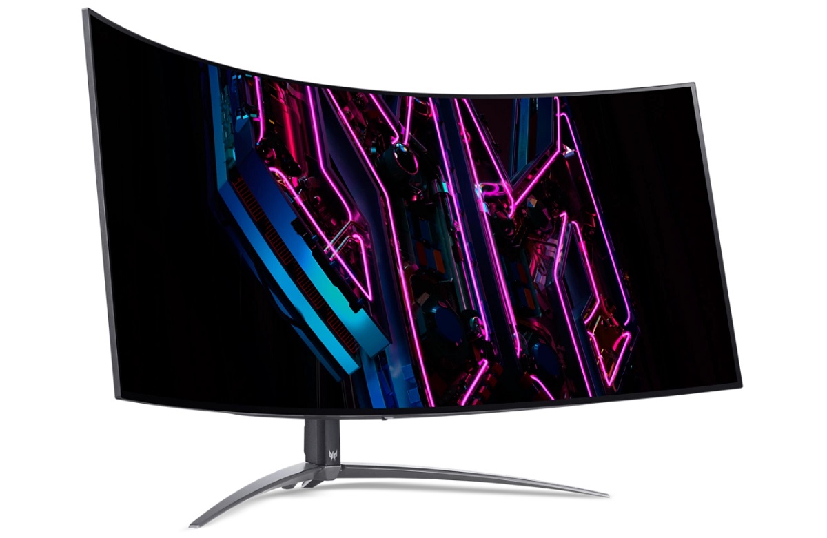 Zakrzywiony monitor do gier Acer Predator X45 3.4K z częstotliwością odświeżania 240 Hz trafia do sprzedaży po ośmiu miesiącach od zapowiedzi w obniżonej cenie.